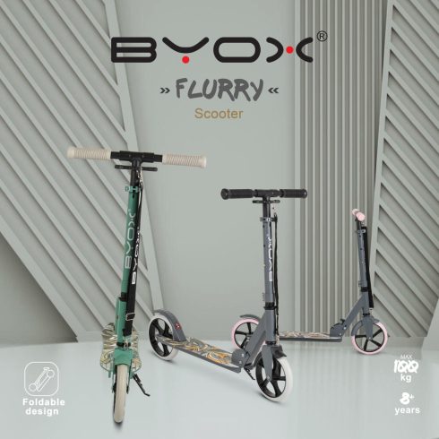 FLURRY roller nagy 2kerekű 100kg SÖTÉT ZÖLD