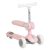 STREETPRO roller 2in1 üléssel, zenél, 30kg-ig PINK