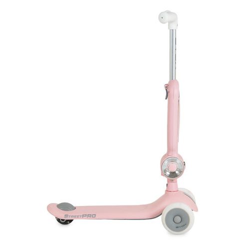STREETPRO roller 2in1 üléssel, zenél, 30kg-ig PINK