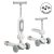 STREETPRO roller 2in1 üléssel, zenél, 30kg-ig SZÜRKE