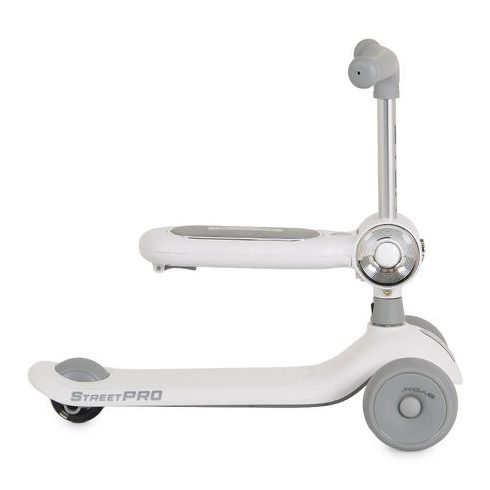 STREETPRO roller 2in1 üléssel, zenél, 30kg-ig SZÜRKE