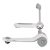 STREETPRO roller 2in1 üléssel, zenél, 30kg-ig SZÜRKE