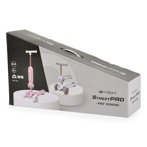 STREETPRO roller 2in1 üléssel, zenél, 30kg-ig SZÜRKE