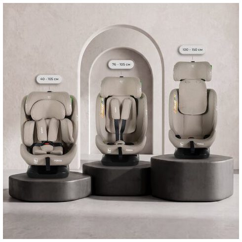 FORZA Prémium autós ülés isofix nélkül 40-150cm BÉZS
