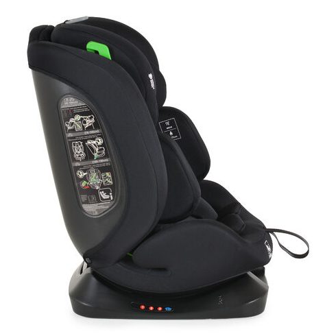 FORZA Prémium autós ülés isofix nélkül 40-150cm FEKETE