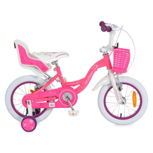 BYOX FLOWER CANDY gyerek kerékpár 14es lány PINK
