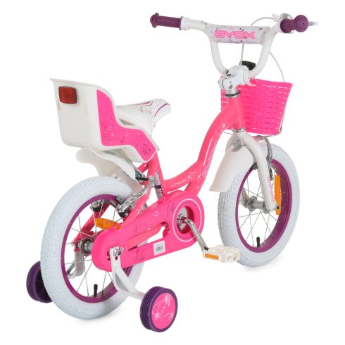 BYOX FLOWER CANDY gyerek kerékpár 14es lány PINK