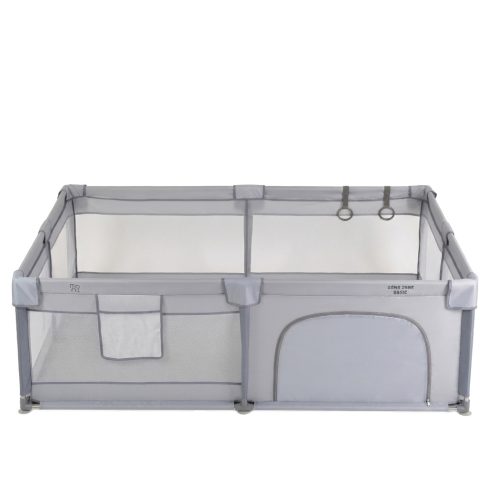 GameZone Basic járóka 150x200 lecippzározható oldal, sarokvédő egyszínű SZÜRKE