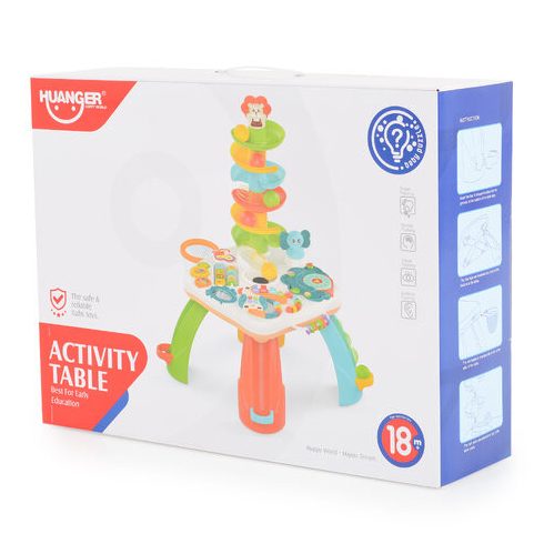 Műanyag zenélő activity asztal ÁLLATOS