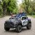BO RAM MAMMOTH elektromos rendőrautó hangos bemondóval 107cm 2 motoros FEKETE