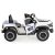 BO RAM MAMMOTH elektromos rendőrautó hangos bemondóval 107cm 2 motoros FEHÉR
