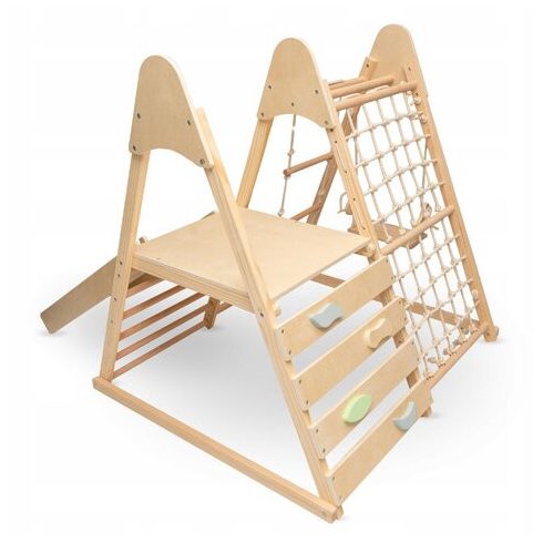 Pikler MONTESSORI fa mászóka hintával Little Gym