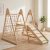 Pikler MONTESSORI fa mászóka hintával Little Gym