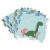 HABTAPI 9 db-os puzzle KÉK/DINO VILÁG