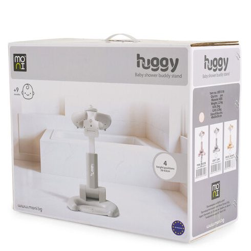 HUGGY tusoló állvány babáknak SZÜRKE
