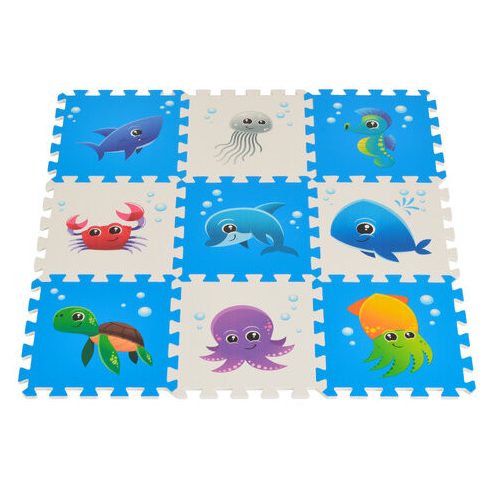 HABTAPI 9 db-os puzzle VÍZI ÁLLATOK