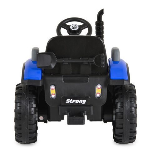 BO TERRON traktor 4 kerekű trélerrel 12V két motoros KÉK