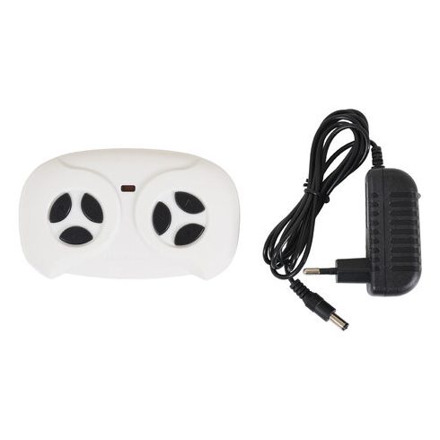 BO TERRON traktor 4 kerekű trélerrel 12V két motoros PIROS