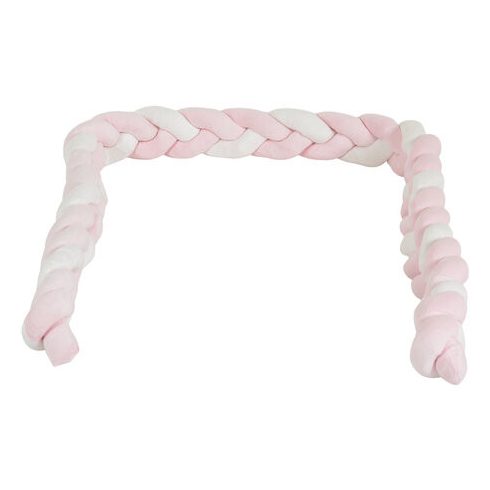 NAYA játékhidas játszószőnyeg kerek, fejvédővel, hasaló párnával PINK