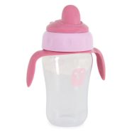 CUP csőrös itatópohár kiömlés mentes 270ml PINK