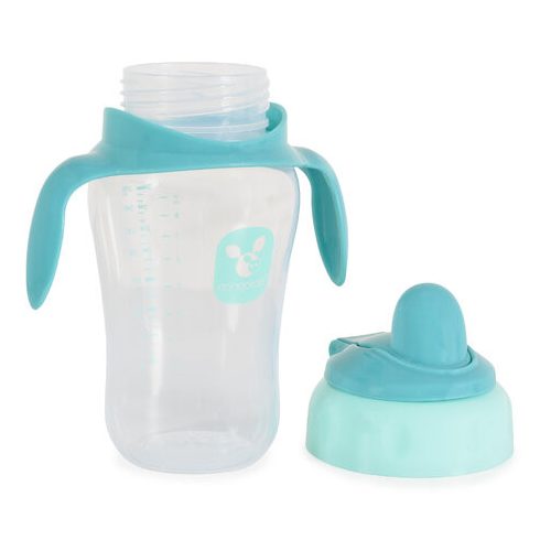 CUP csőrös itatópohár kiömlés mentes 270ml KÉK
