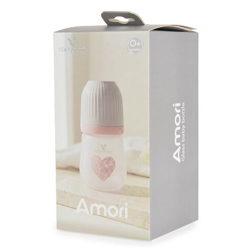 AMORI üveg cumisüveg széles szájú 180ml anticolic KÉK