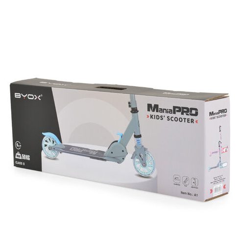 ManiaPro roller 50 kg-ig, világító kerekekkel KÉK