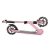 URBAN JUNIOR roller 80 kg-ig, világító kerekekkel, összecsukható PINK