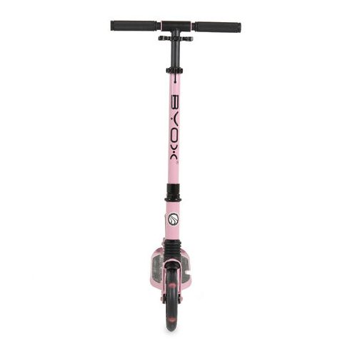 URBAN JUNIOR roller 80 kg-ig, világító kerekekkel, összecsukható PINK