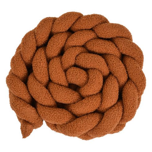 BOUCLE DREAM fonott fejvédő buklé 235x10cm BARNA