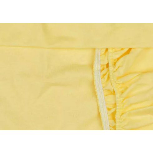 Lepedő kiságyba gumis szegéllyel 60x120-70x140cm SÁRGA  