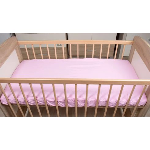 Lepedő kiságyba gumis szegéllyel 60x120-70x140cm RÓZSA