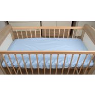 Lepedő kiságyba gumis szegéllyel 60x120-70x140cm VKÉK 