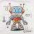 Ujjatlan tipegő hálózsák 2 TOG 68-80 méret SZÜRKE/ROBOT