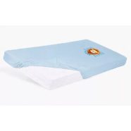   Lepedő babaágyba gumis szegéllyel 60x120 - 70x140cm matracra VKÉK/OROSZLÁN