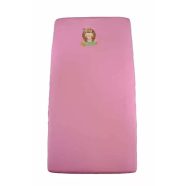   Lepedő babaágyba gumis szegéllyel 60x120 - 70x140cm matracra RÓZSA/SÜNI
