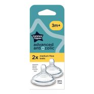   Tommee Tippee Advanced Anti-colic Közepes átfolyású etetőcumi 2 db