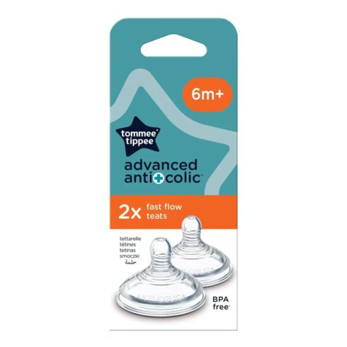 Tommee Tippee Advanced Anti-colic Gyors átfolyású etetőcumi 2 db