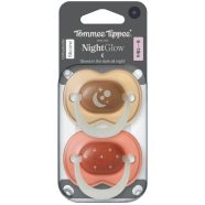   Tommee Tippee Night Glow éjszakai nyugtató cumi sterilizáló tokkal 6-18 hó 2 db