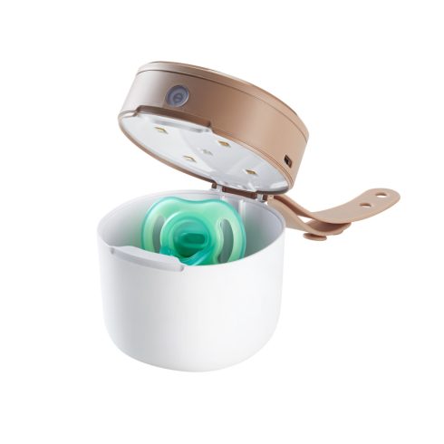 Tommee Tippee Night Glow éjszakai nyugtató cumi sterilizáló tokkal 6-18 hó 2 db