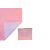 KOKO muszlin Baba ágynemű szett,  takaró 75x100  és párna pink/fehér