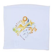 Textil tetra pelenka 70x70cm fehér szafaris 