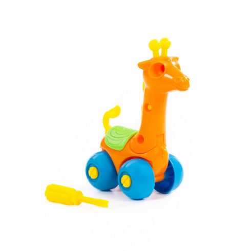 POLESIE műanyag szerelhető ZSIRÁF csavarhúzóval