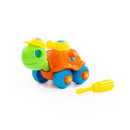 POLESIE műanyag szerelhető TEKNŐS csavarhúzóval NARANCS