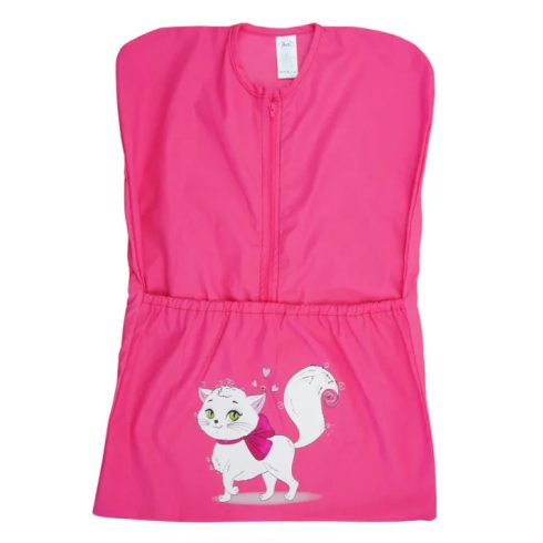 Vállfás PINK oviszsák Fehér Cica 