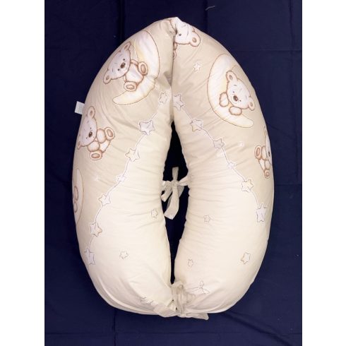 DOMBABY terhességi és szoptatós párna 30x120 cm BÉZS CSILLAGOS