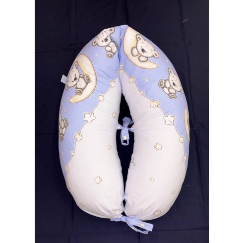 DOMBABY terhességi és szoptatós párna 30x120 cm KÉK CSILLAGOS