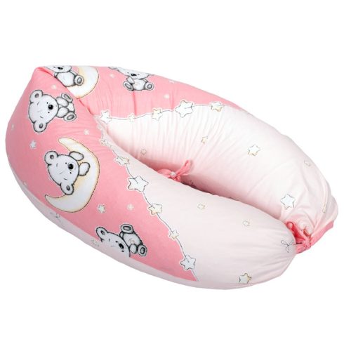 DOMBABY terhességi és szoptatós párna 30x120 cm PINK CSILLAGOS
