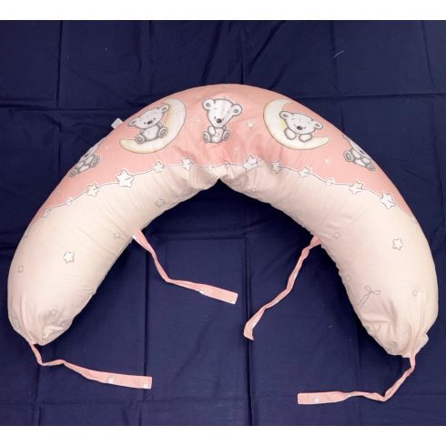 DOMBABY terhességi és szoptatós párna 30x120 cm PINK CSILLAGOS