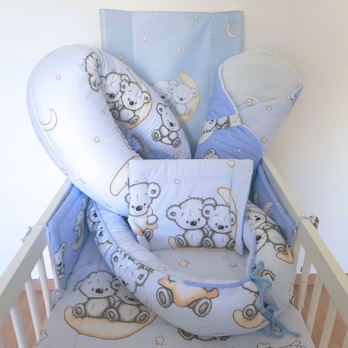 DOMBABY Babafészek  50x75cm  KÉK CSILLAGOS